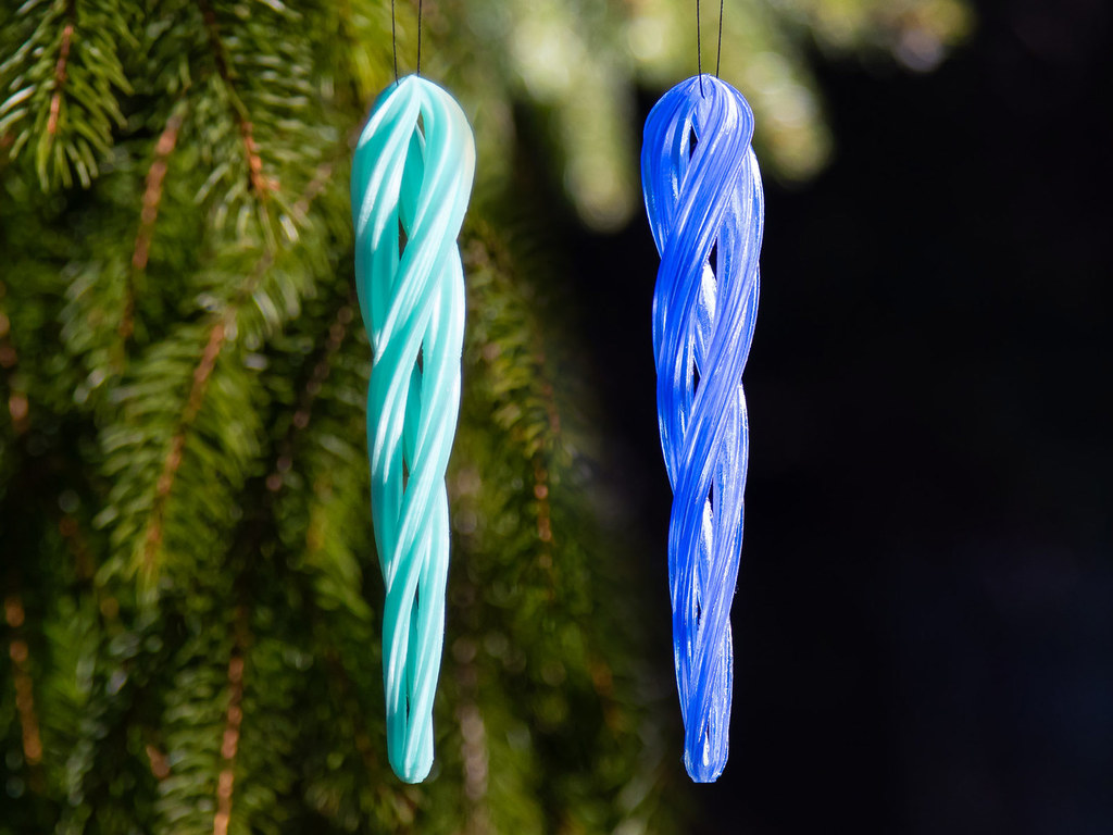 Спиральная лента сосулька 2025