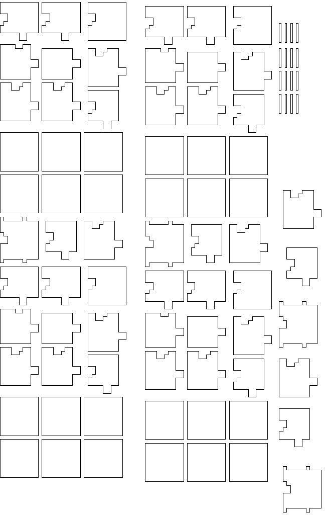 Пазл-бокс для лазерной резки