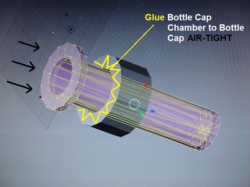 Насосная крышка для бутылки с газировкой