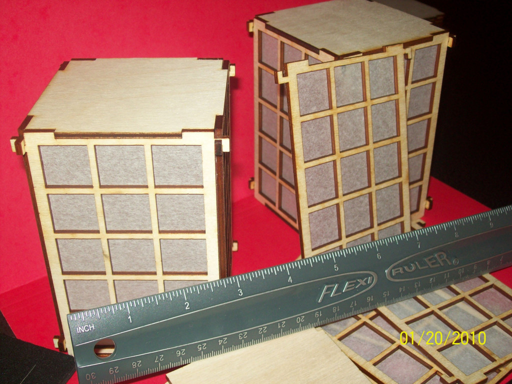 Шкаф для мини LED света в стиле Сёдзи