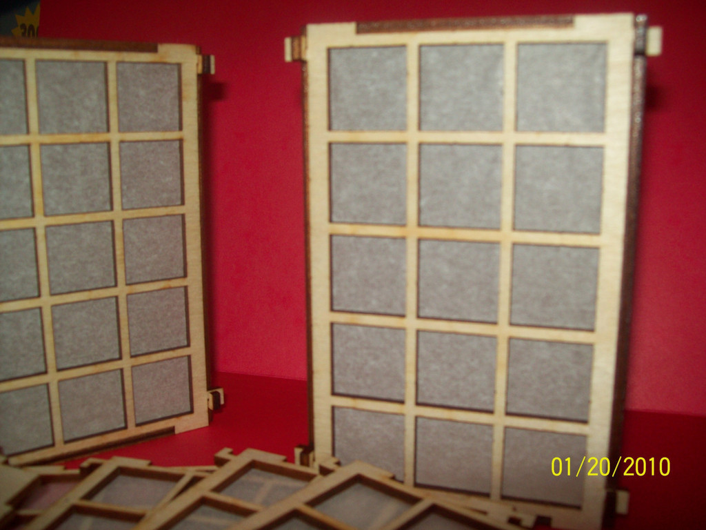 Шкаф для мини LED света в стиле Сёдзи