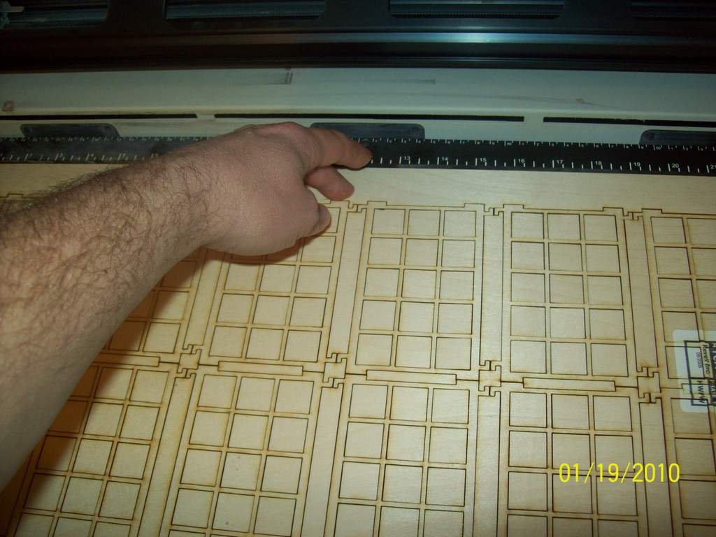 Шкаф для мини LED света в стиле Сёдзи