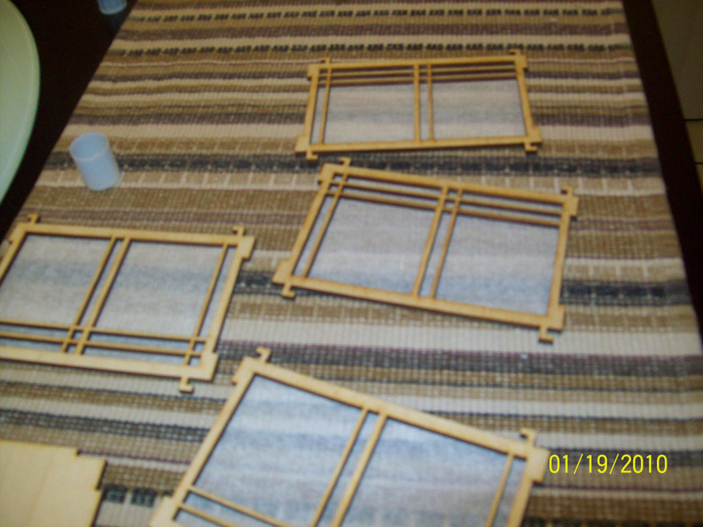 Шкаф для мини LED света в стиле Сёдзи