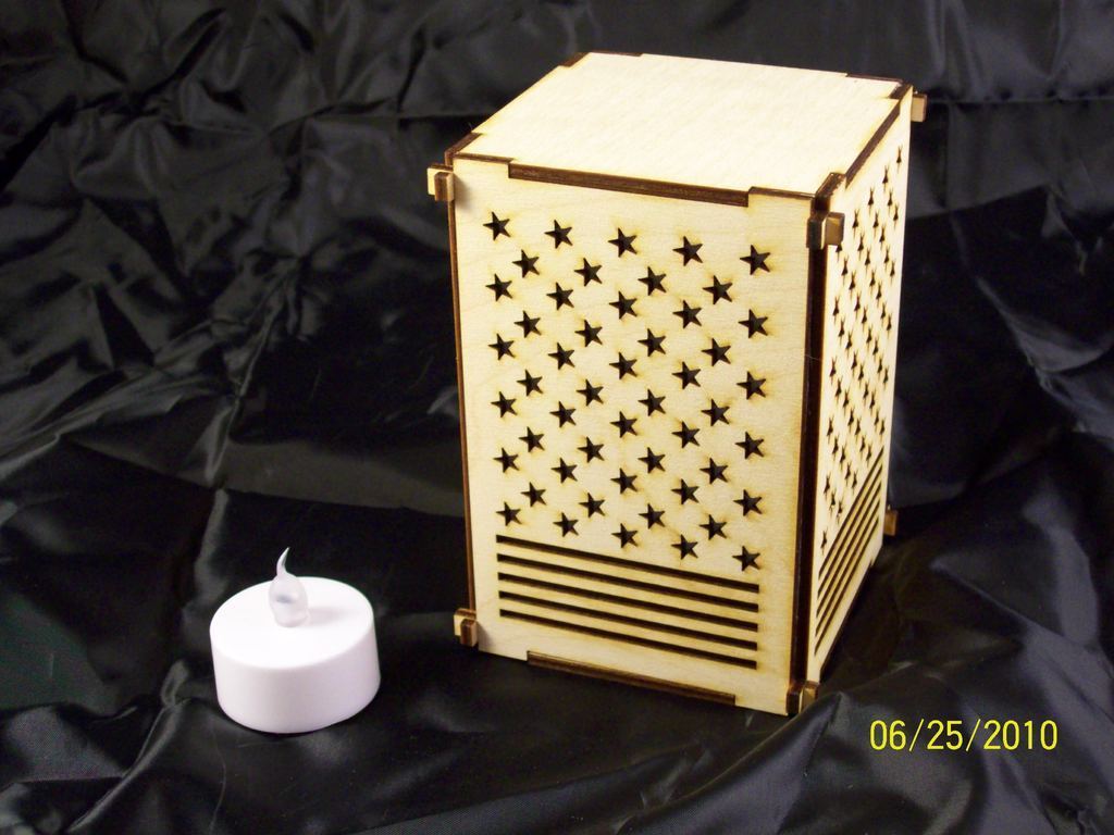 Шкаф для мини LED света в стиле Сёдзи