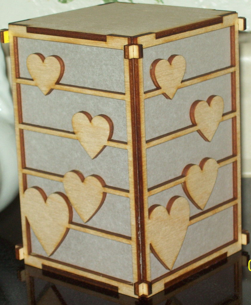 Шкаф для мини LED света в стиле Сёдзи