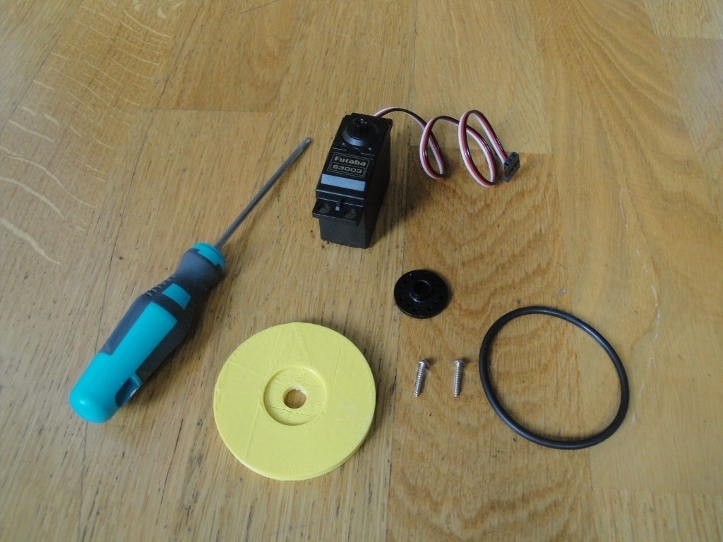 Колесо сервопривода для мобильных роботов