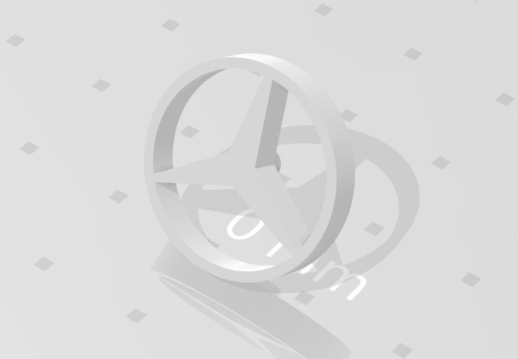 Держатель ключей Mercedes с звездой