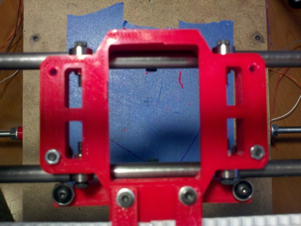 Открытый X-держатель Prusa с подшипниками