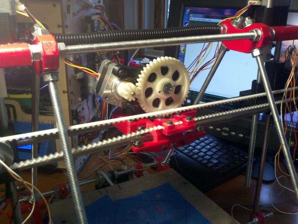 Открытый X-держатель Prusa с подшипниками