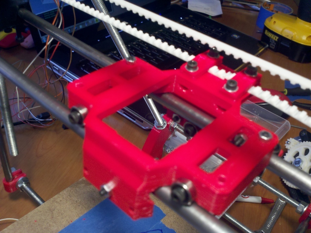 Открытый X-держатель Prusa с подшипниками