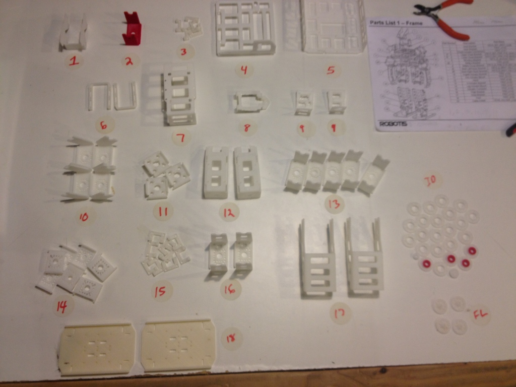 Крепления и детали DARwIn-OP