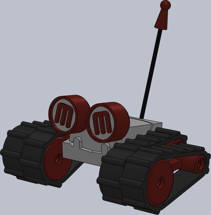 Маскот Makerbot с подвижными глазами