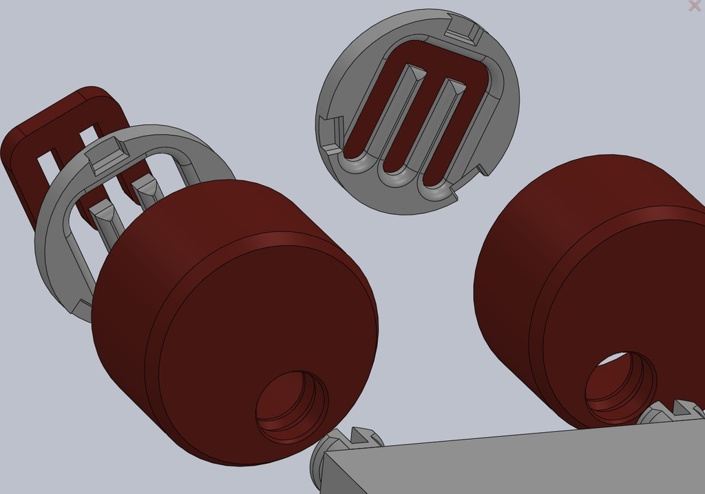 Маскот Makerbot с подвижными глазами