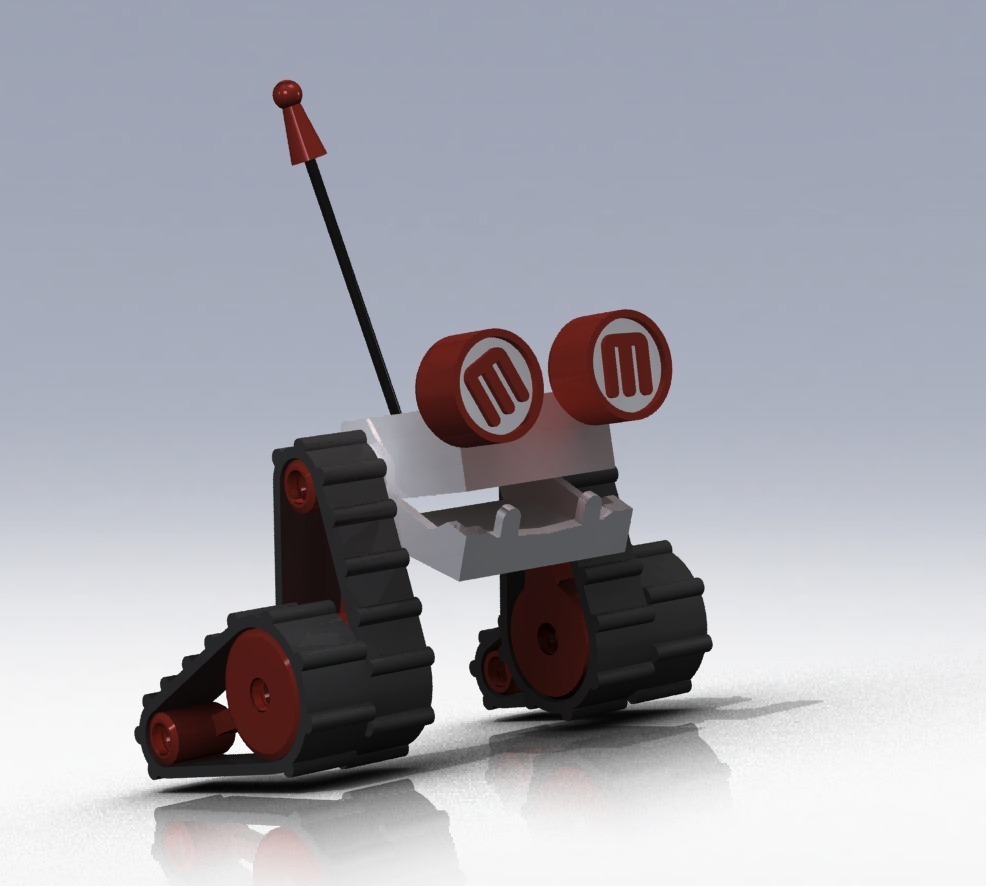 Маскот Makerbot с подвижными глазами