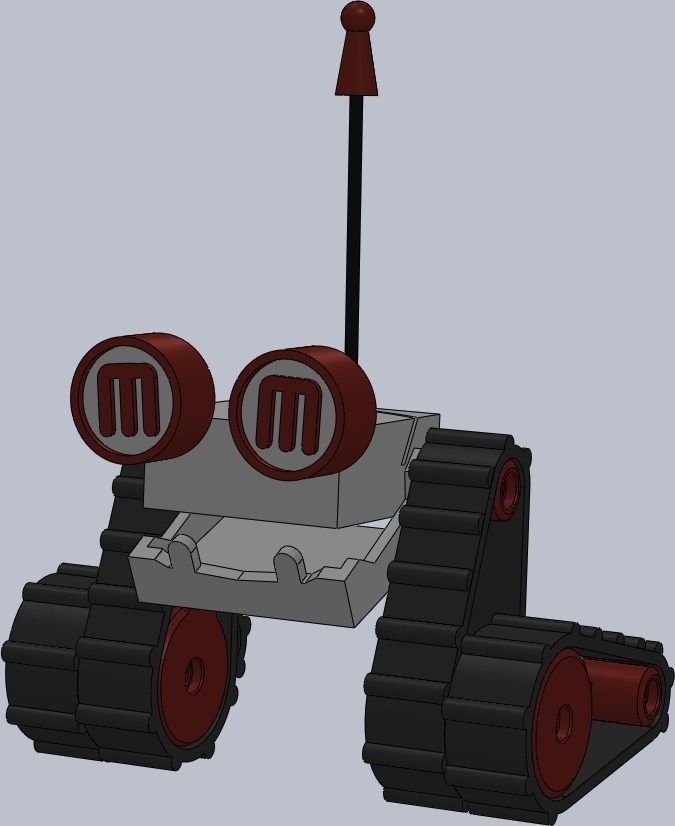 Маскот Makerbot с подвижными глазами