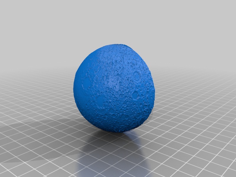 3D модель Луны - Moon Shot