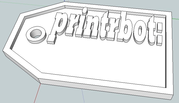 Именная табличка для PrintrBot