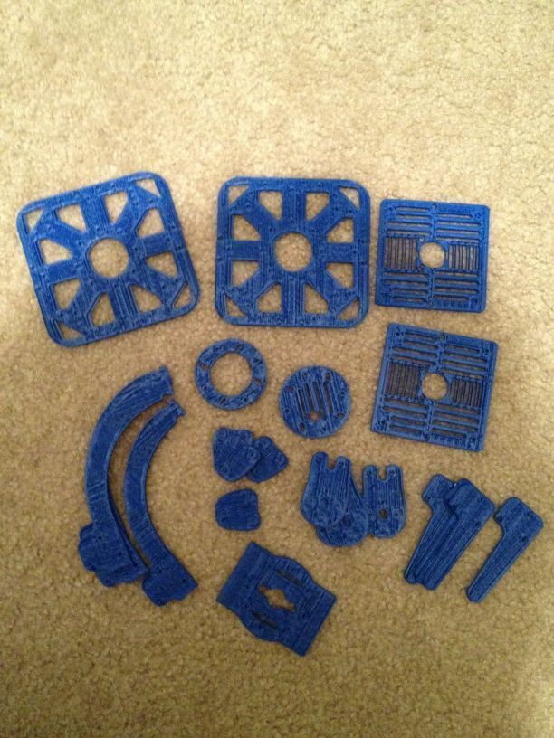 Комплект каркаса ArduCopter в форматах STL и DXF