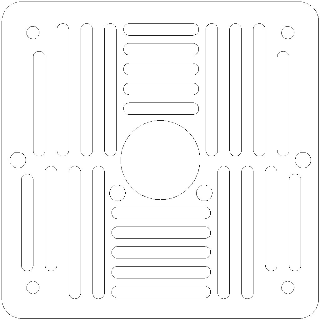 Комплект каркаса ArduCopter в форматах STL и DXF