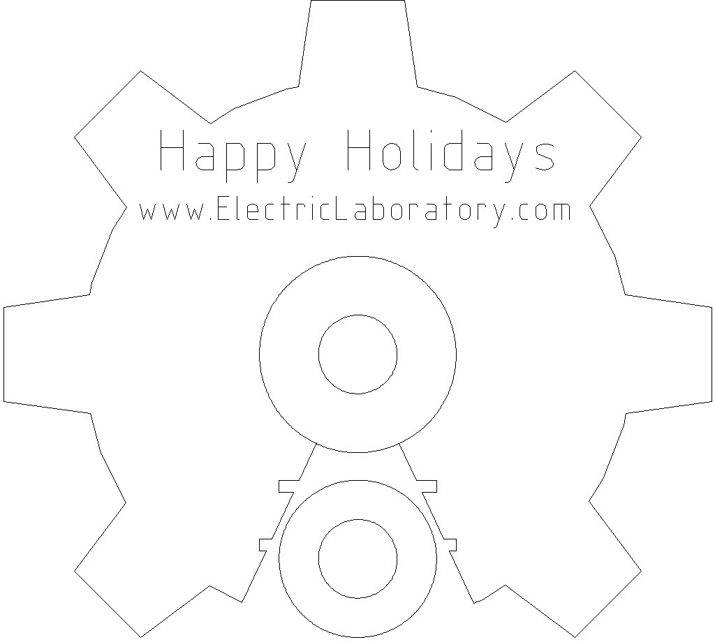 Звезда для новогодней елки с логотипом Open Hardware