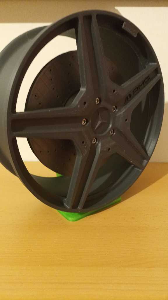 3D печатный диск с тормозным диском и основанием