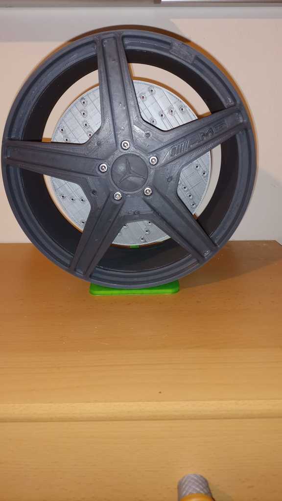 3D печатный диск с тормозным диском и основанием