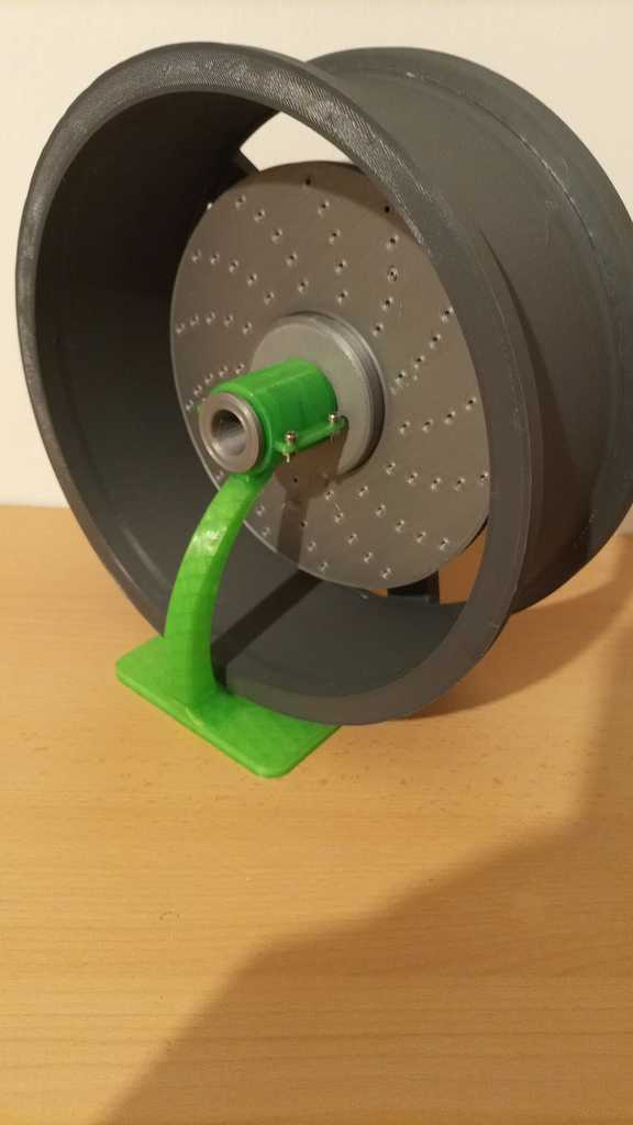 3D печатный диск с тормозным диском и основанием