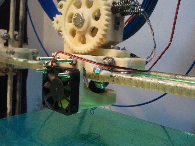 Круглый вентиляторный канал для Open X Carriage