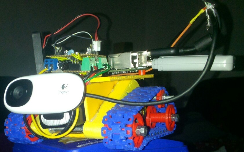 Tracked база для небольших роботов