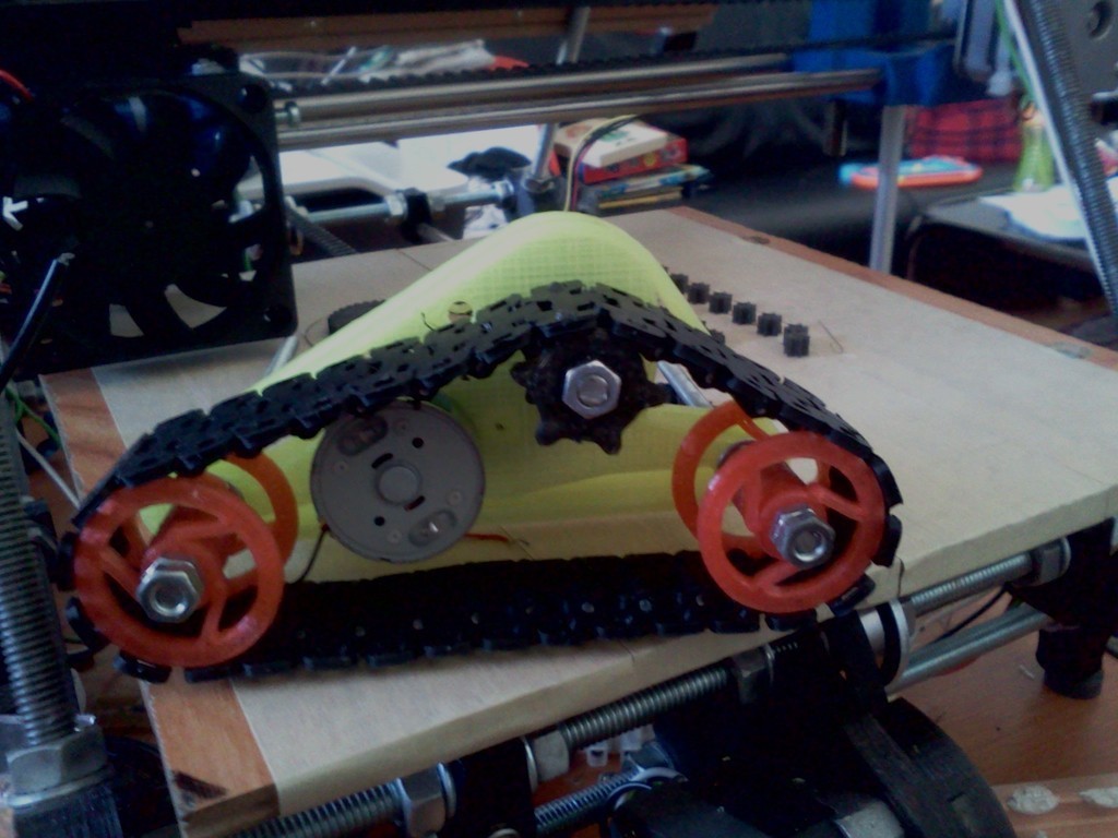 Tracked база для небольших роботов