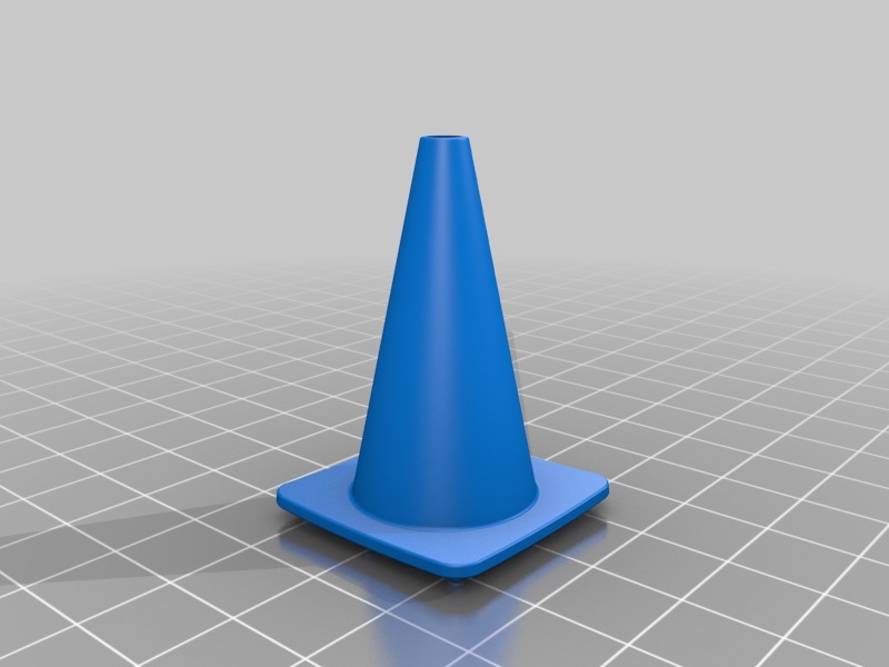 3D-модель дорожного конуса